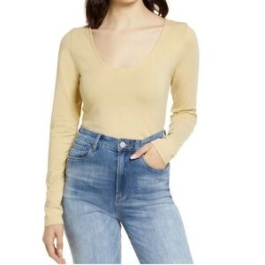 BP Women’s Top Scoop Neck Crop Organic Cotton Boulder